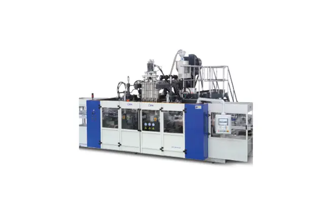 MÁQUINA SOPLADORA AUTOMÁTICA DE BOTELLA DE 3 CAPAS B20D-1150 (2 ESTACIONES, 6 CABEZALES)