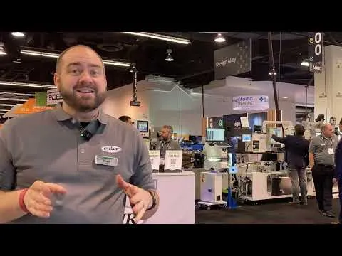 Catheter Taper Tube Extrusion Demonstration setup at MD&M West 2024 - 4K time lapse